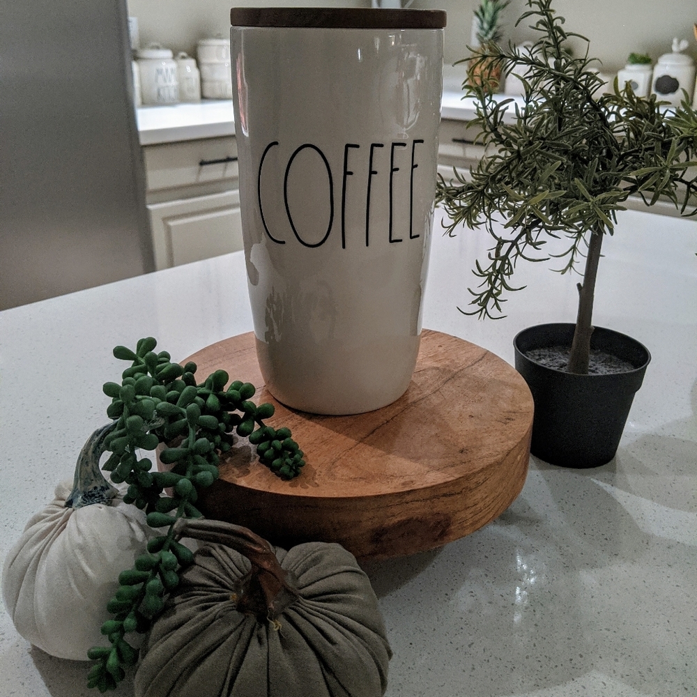 Rae Dunn coffee canister